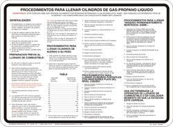 Filling Procedures for LP Gas Container (Spanish)