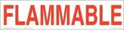Flammable 2" Letters