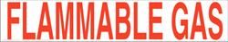 Flammable Gas 4" Letters