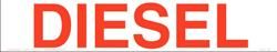 Diesel 4" Letters