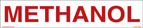 Methanol 3" Letters