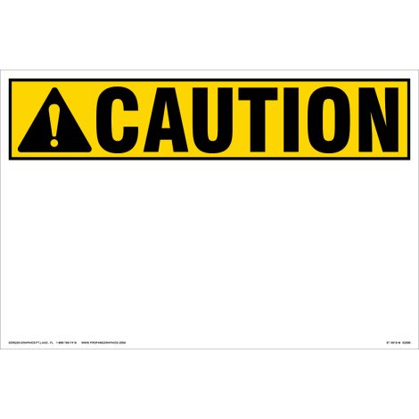 Caution, Write on Blank